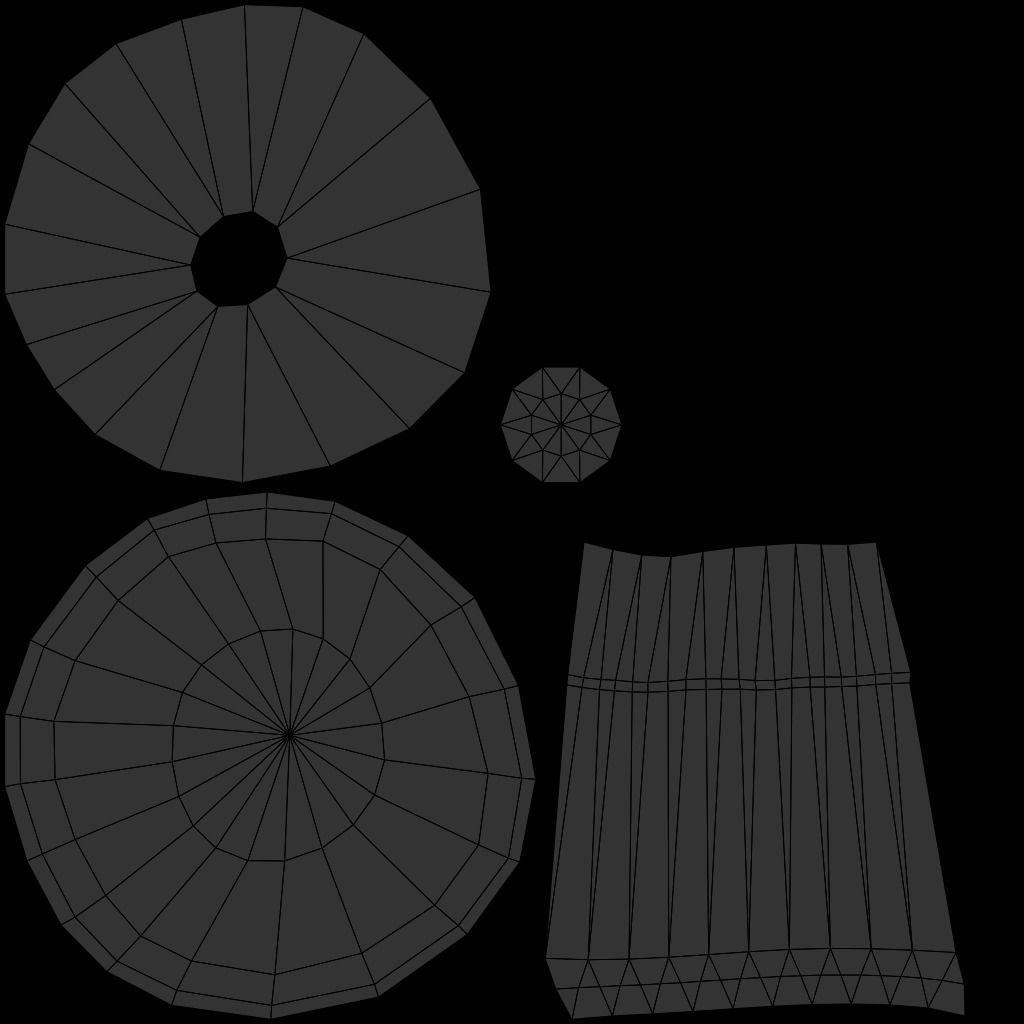 Cartoon Mushrooms - game ready Free low-poly 3D model_12