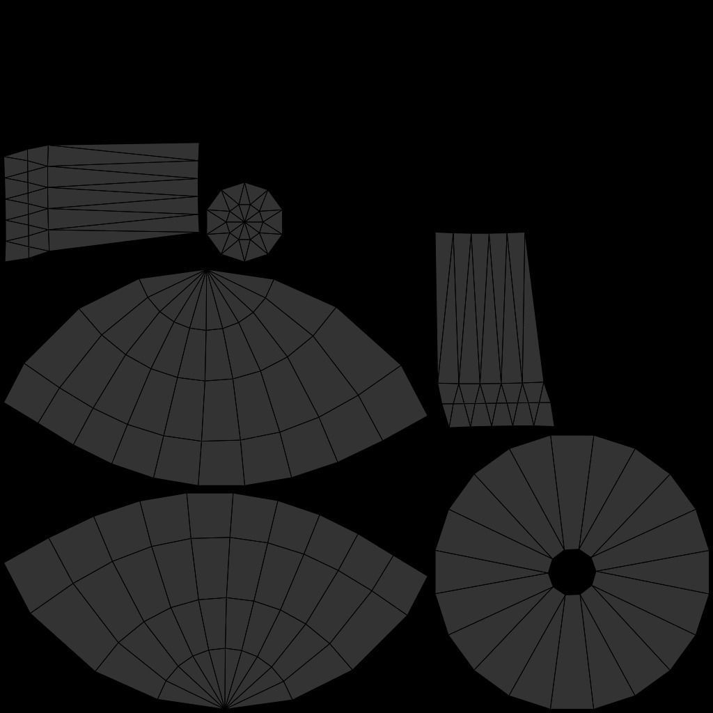 Cartoon Mushrooms - game ready Free low-poly 3D model_13