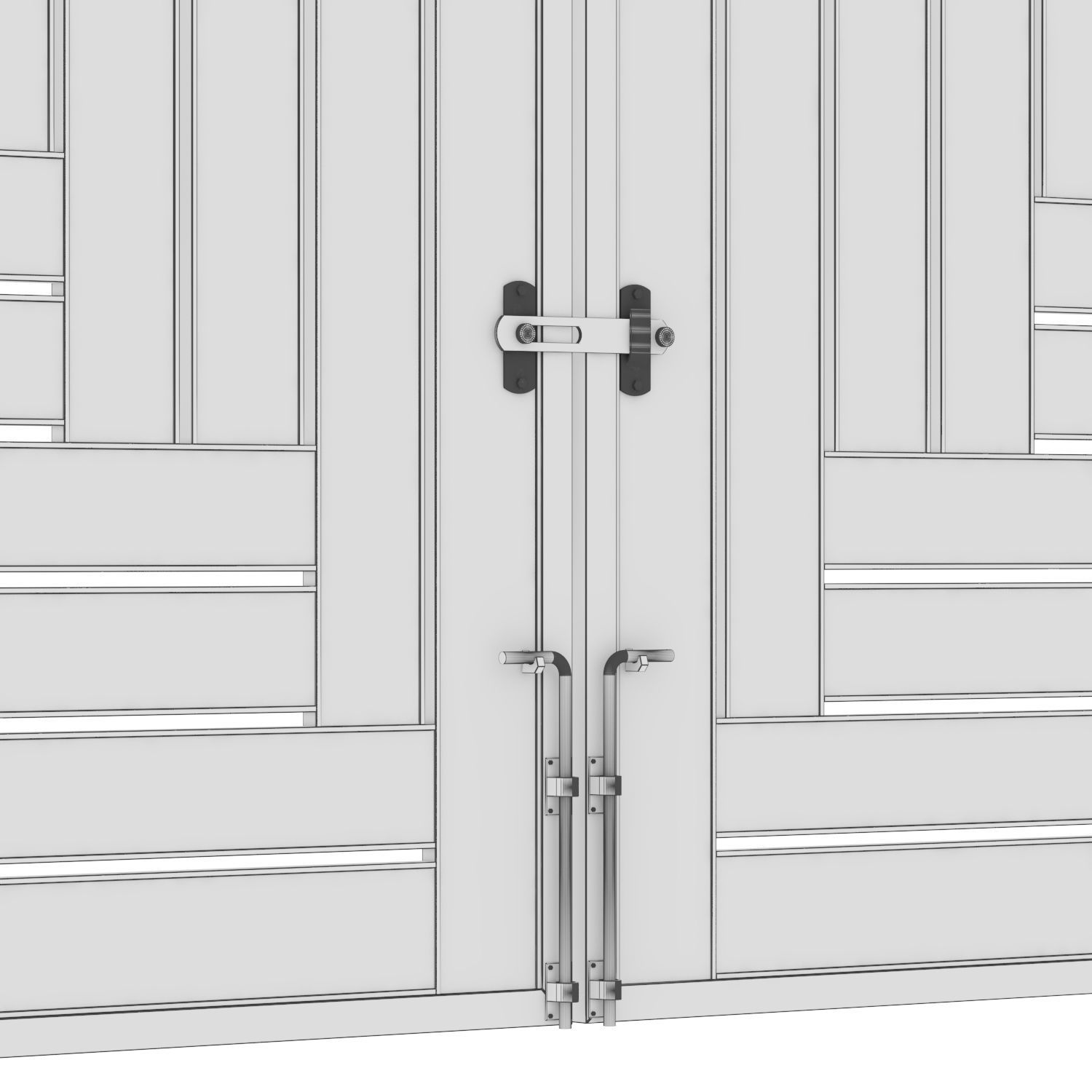 MODERN MS MAIN GATE 3D model | CGTrader