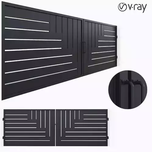 MODERN MS MAIN GATE 3D model