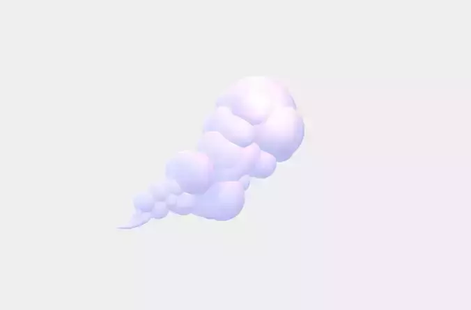 Cartoon Bubble Cloud