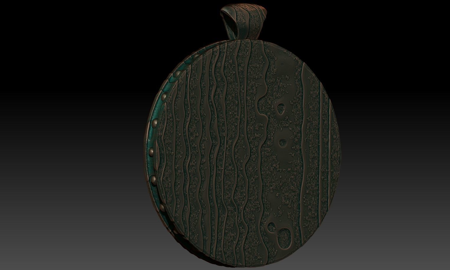 Vegvisir pendant 3D print model_4