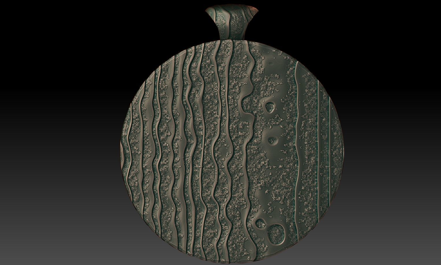 Vegvisir pendant 3D print model_5