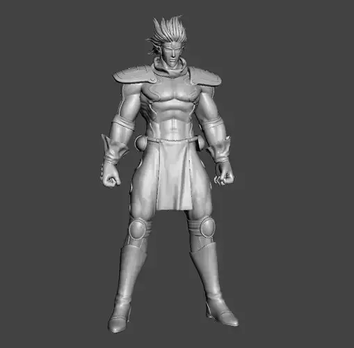 Star Platinum 3D Model 3D print model