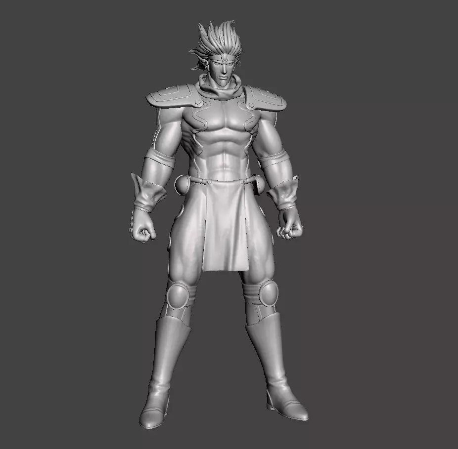 Star Platinum 3D Model 3D print model