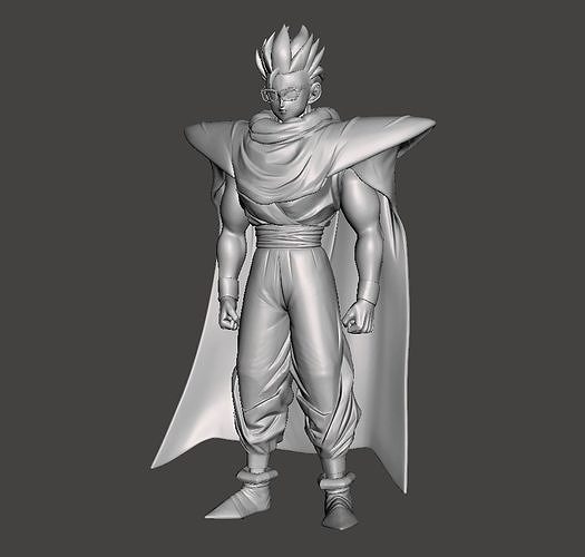 Son Gohan Dragon Ball Super Heroes 3D Model 3D print model