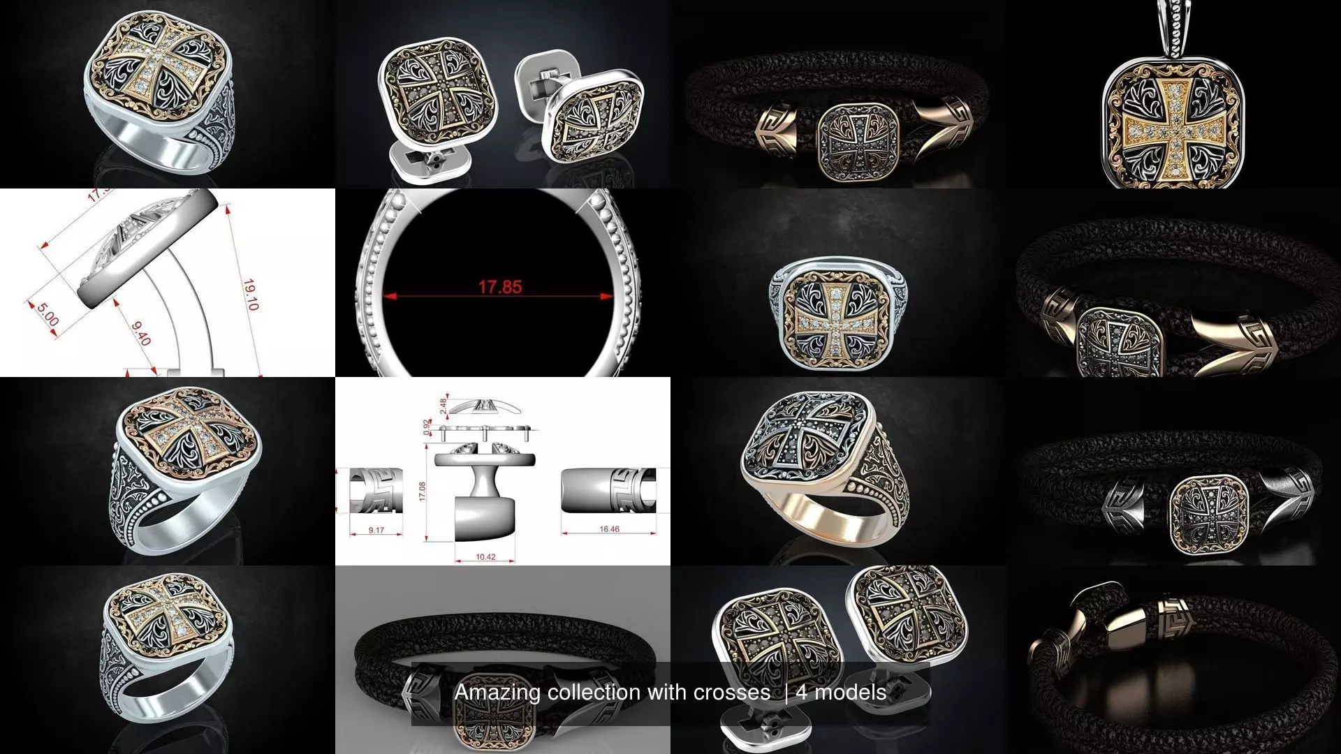 Amazing collection with crosses  _1