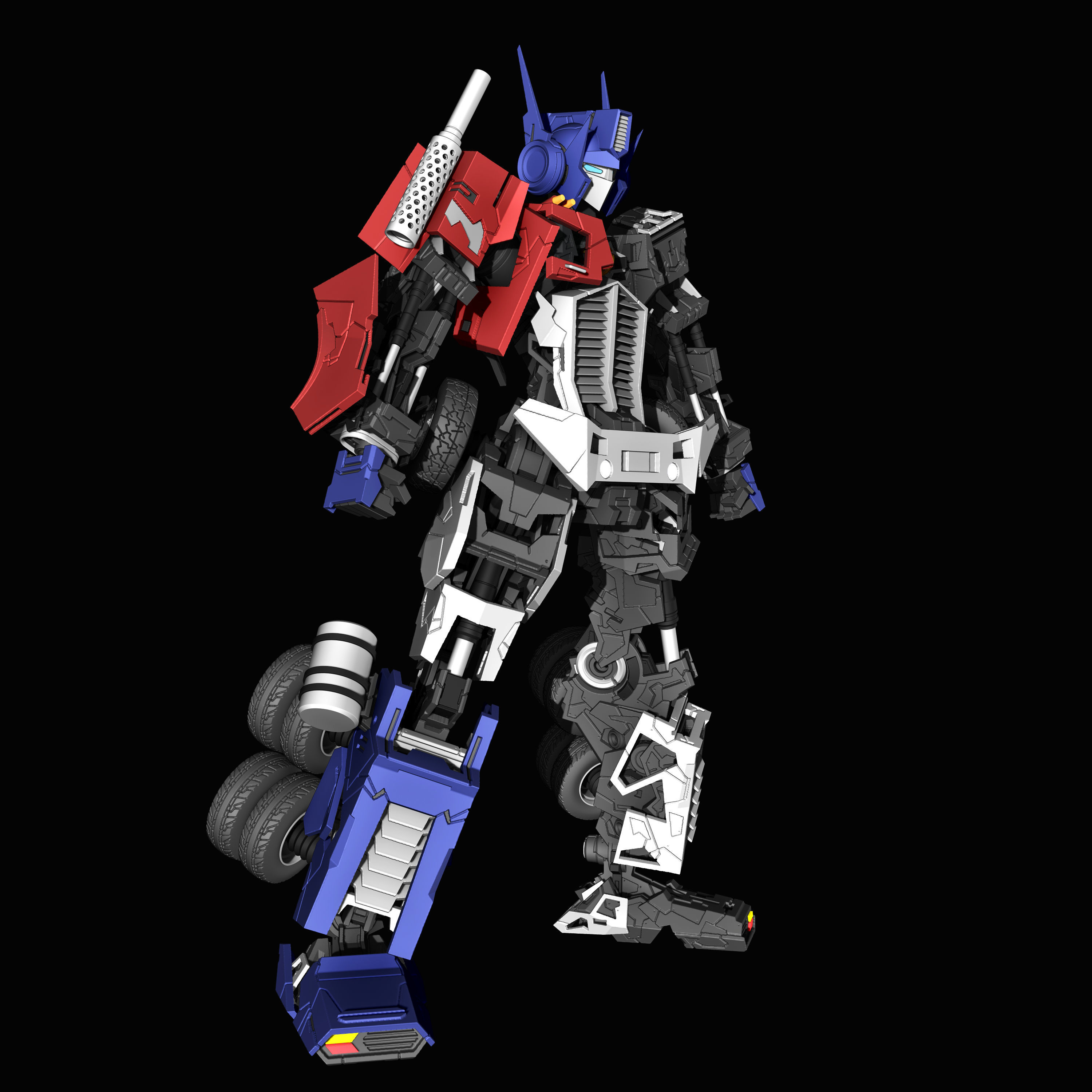 Optimus Prime 3D print model_5