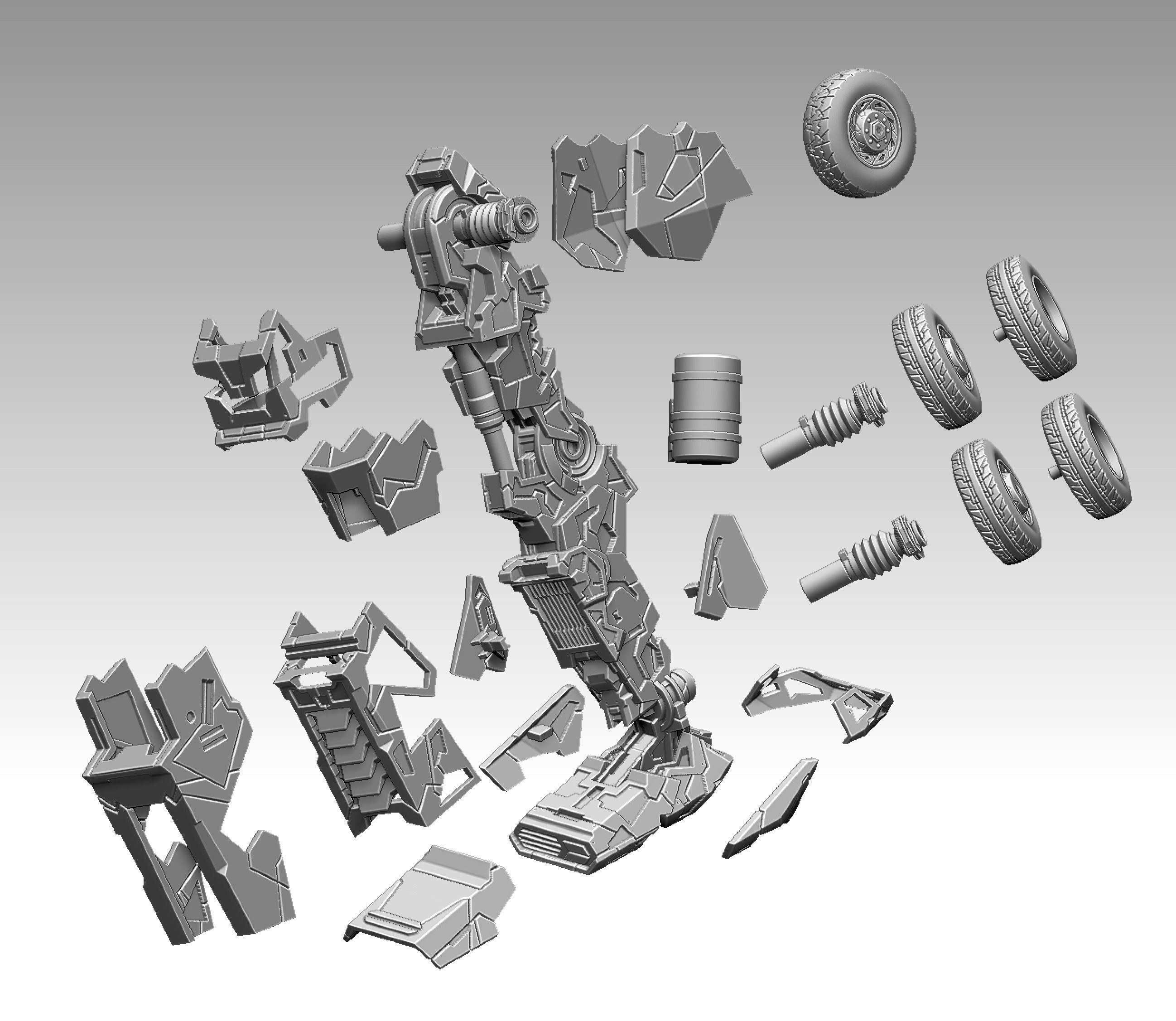 Optimus Prime 3D print model_8