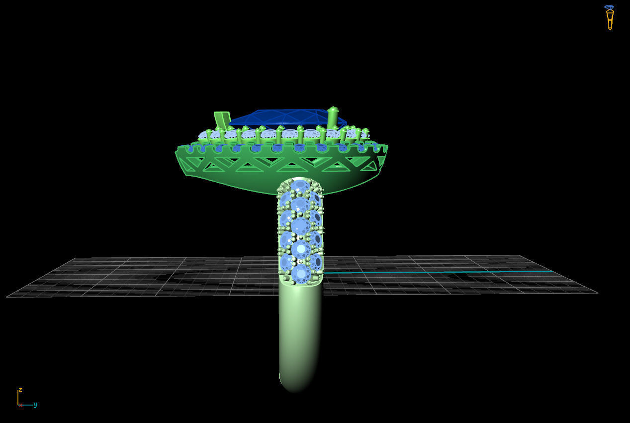 Pear rings 3D print model_13