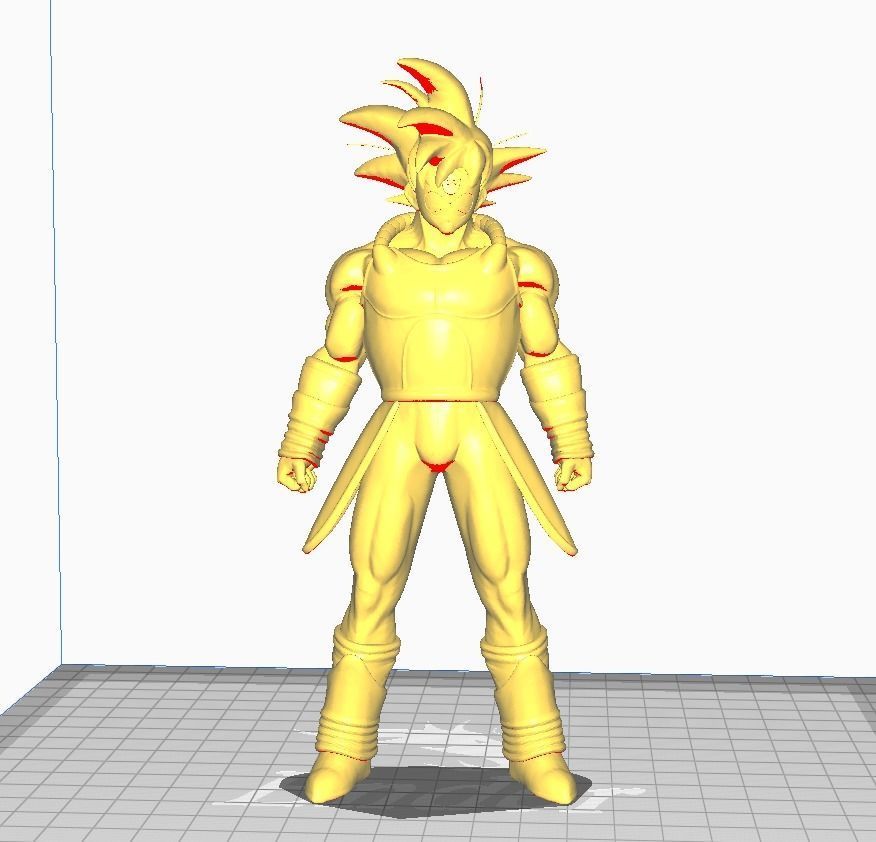 Time Breaker Bardock 3D Model 3D print model_1