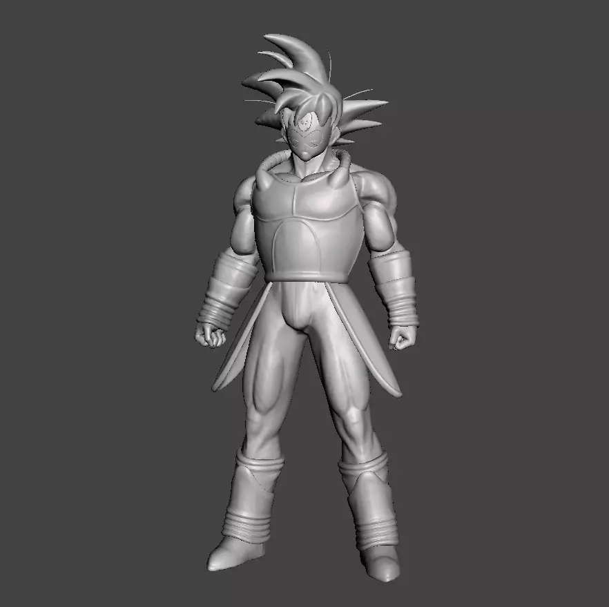 Time Breaker Bardock 3D Model 3D print model_0
