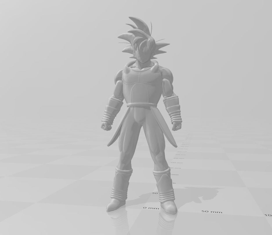 Time Breaker Bardock 3D Model 3D print model_2