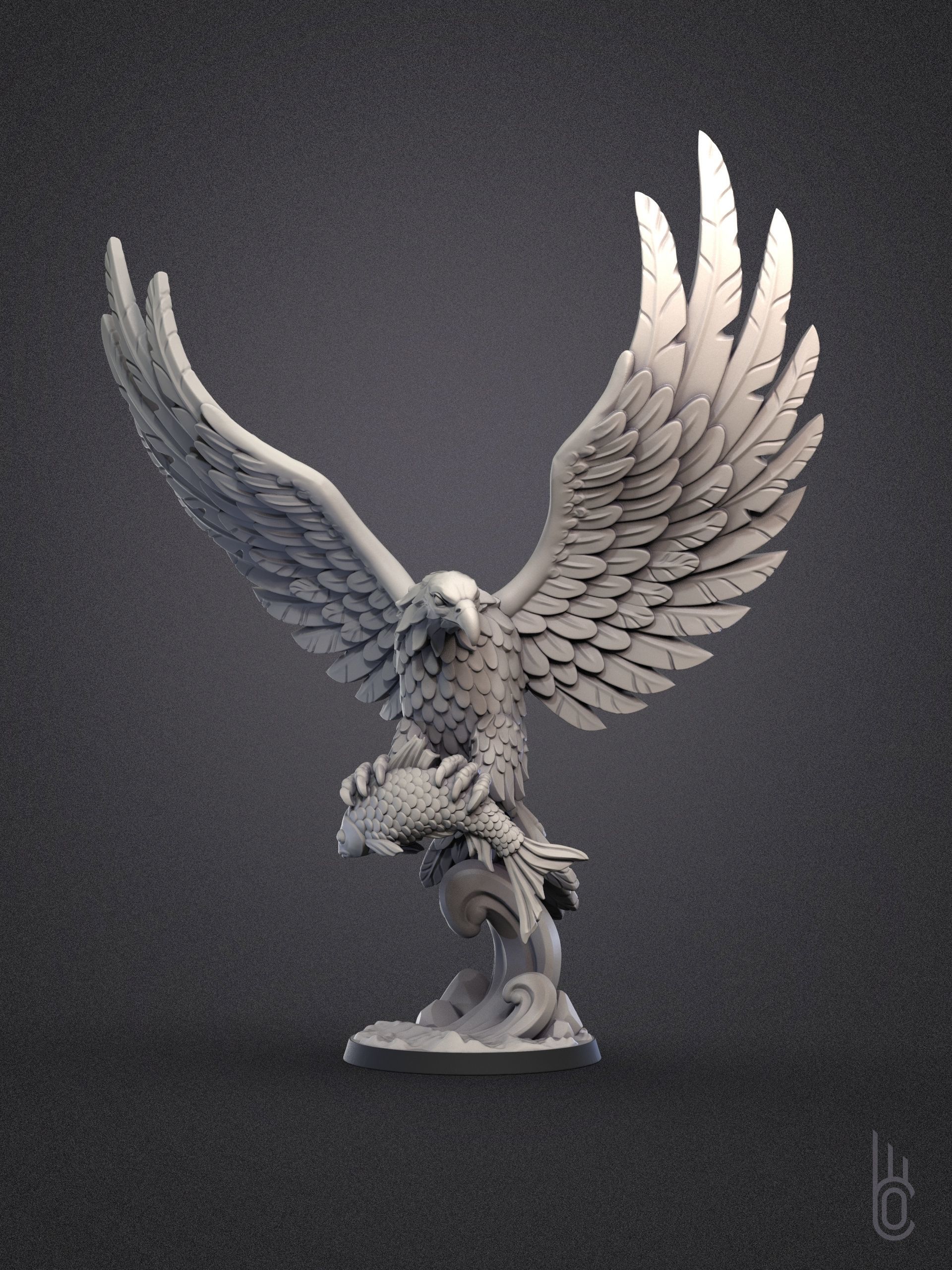 Eagle 3D print model_6
