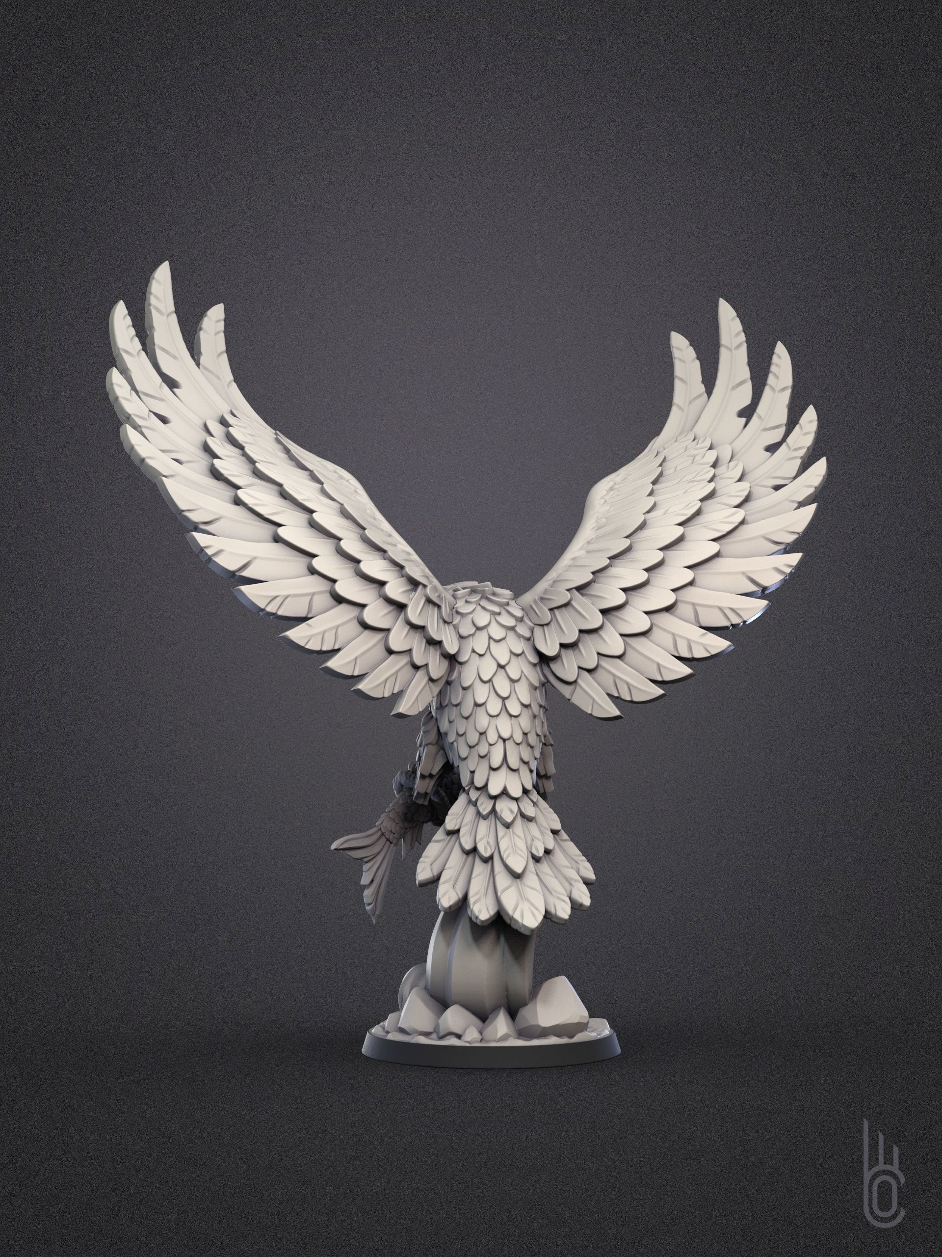Eagle 3D print model_8