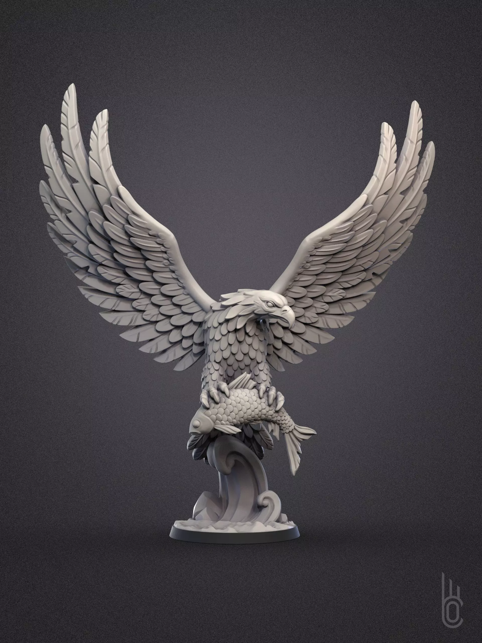 Eagle 3D print model_0