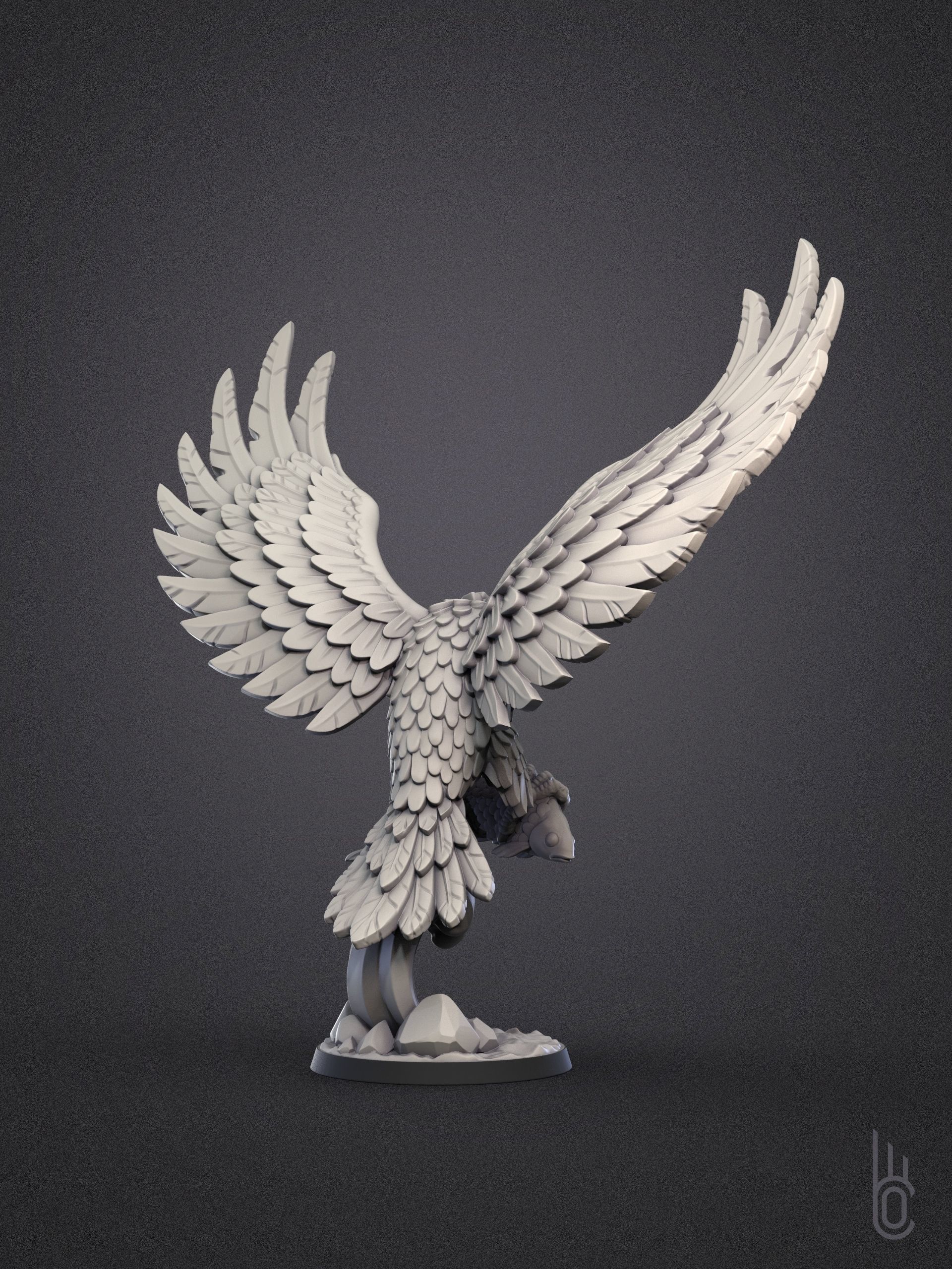 Eagle 3D print model_7