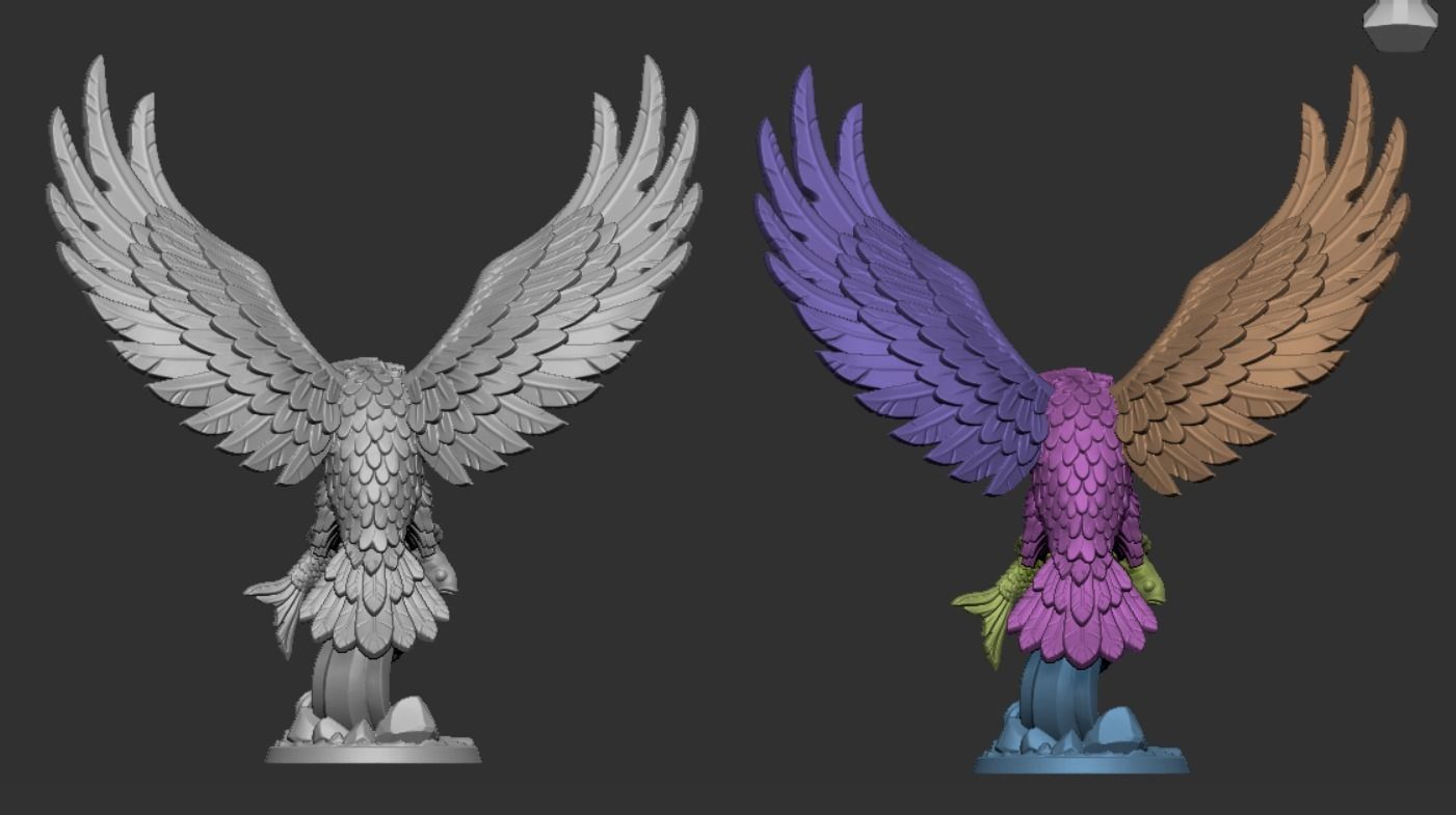 Eagle 3D print model_11