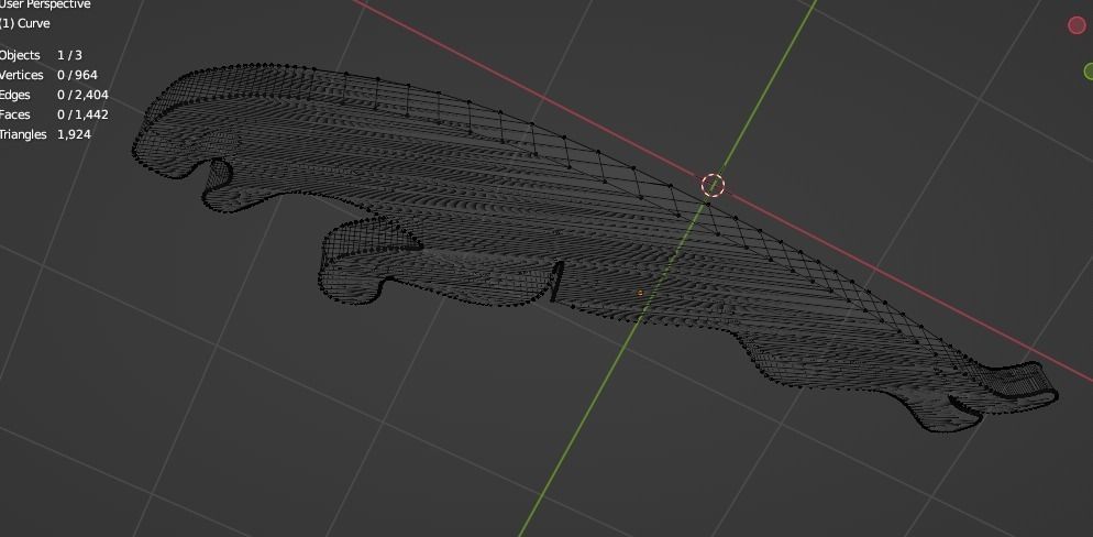 Jaguar 3D Logo Low-poly 3D model_1