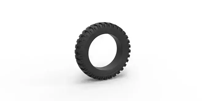 Military tire 6 Scale 1 to 10