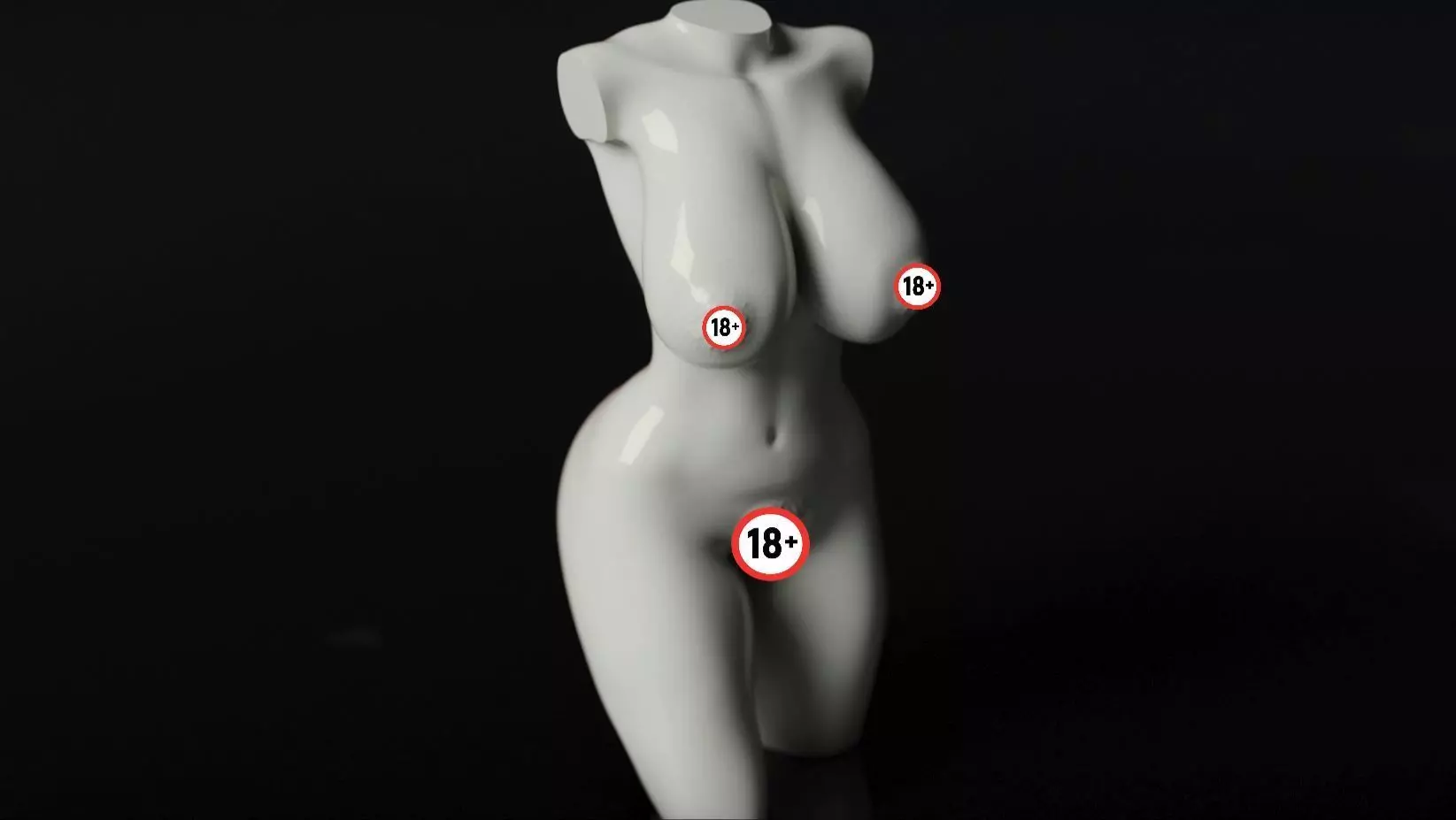 Sexy Woman Statue 5 3D print model