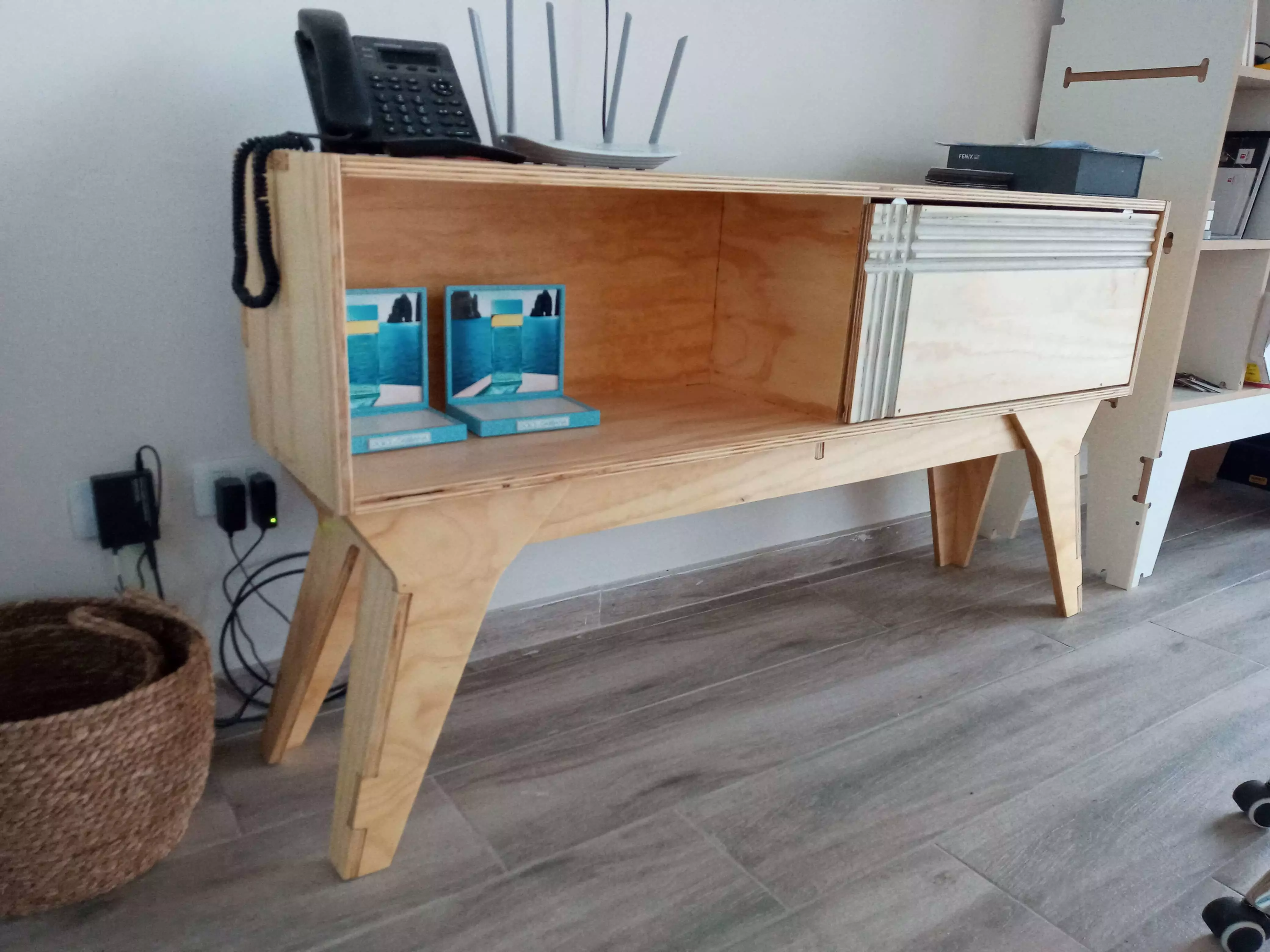  CABINET FURNITURE Cut file for CNC machine  3D print model_0