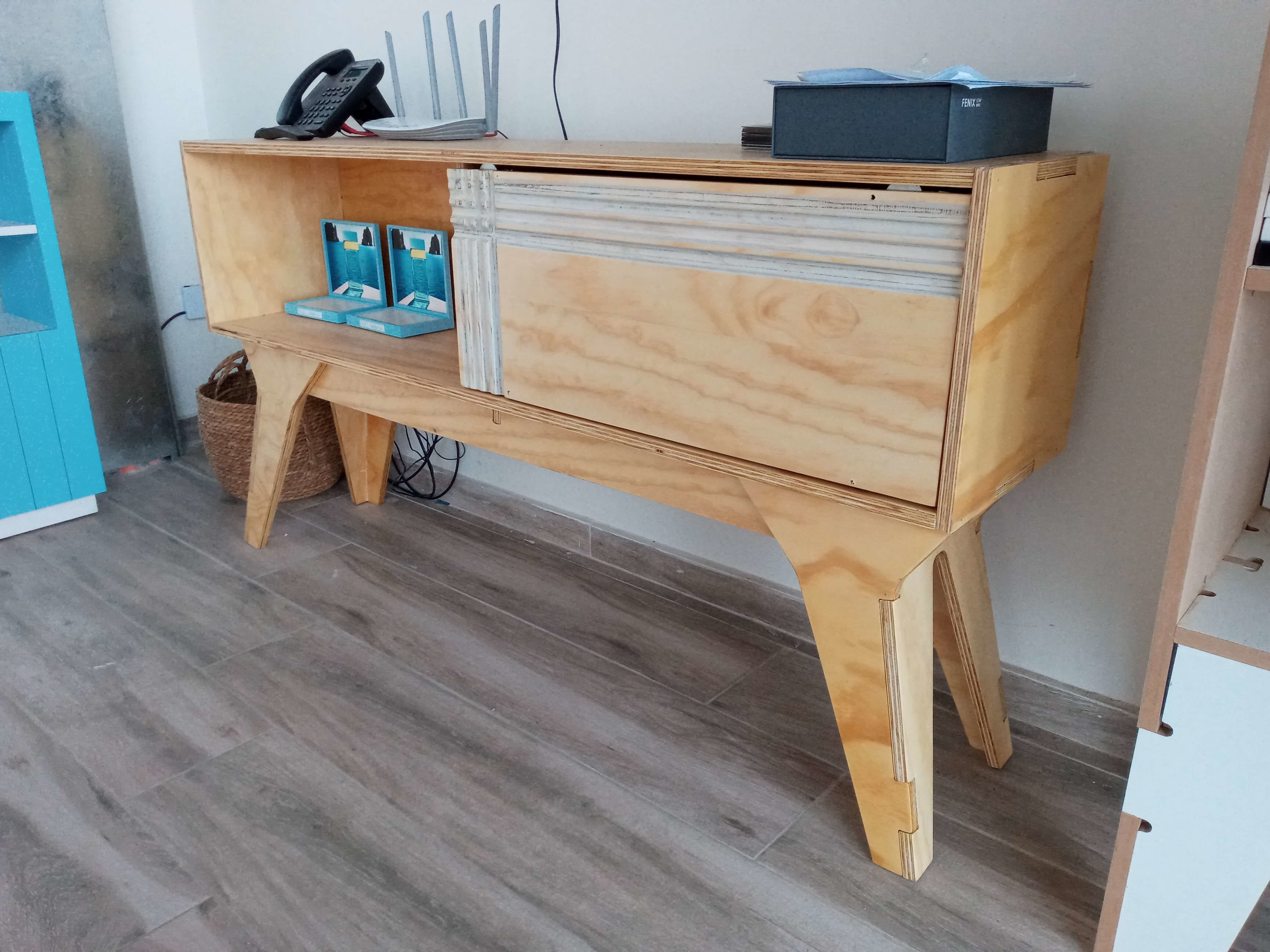  CABINET FURNITURE Cut file for CNC machine  3D print model_2