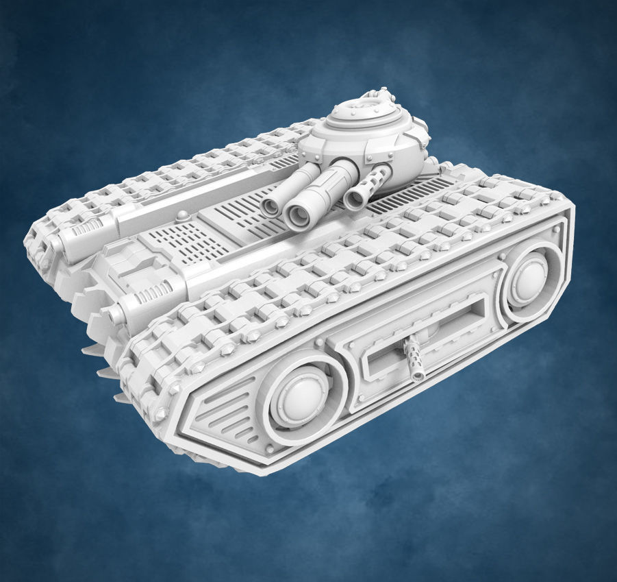 TANK 1 - 3D PRINTABLE MODEL 3D print model_2