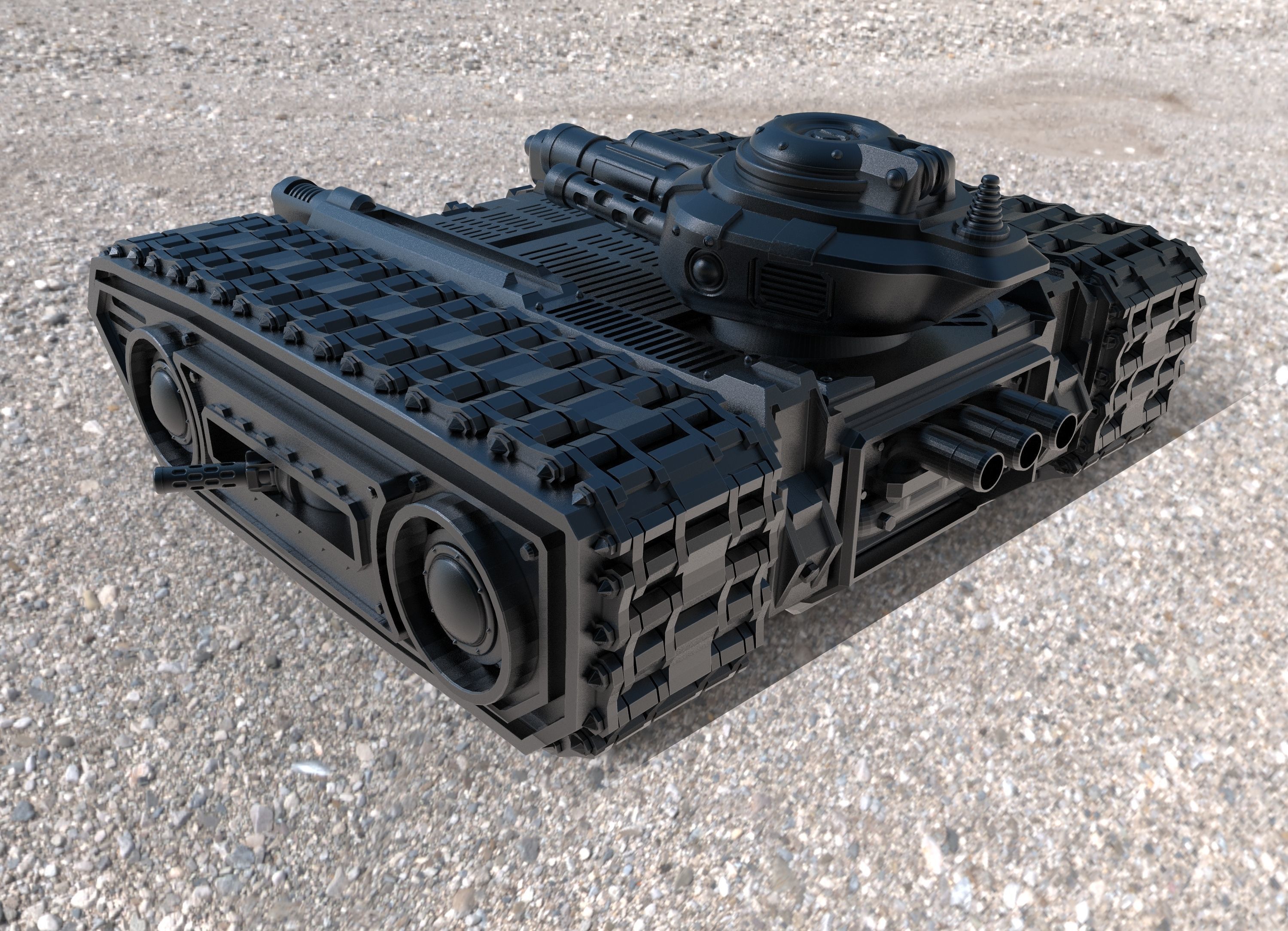 TANK 1 - 3D PRINTABLE MODEL 3D print model_3