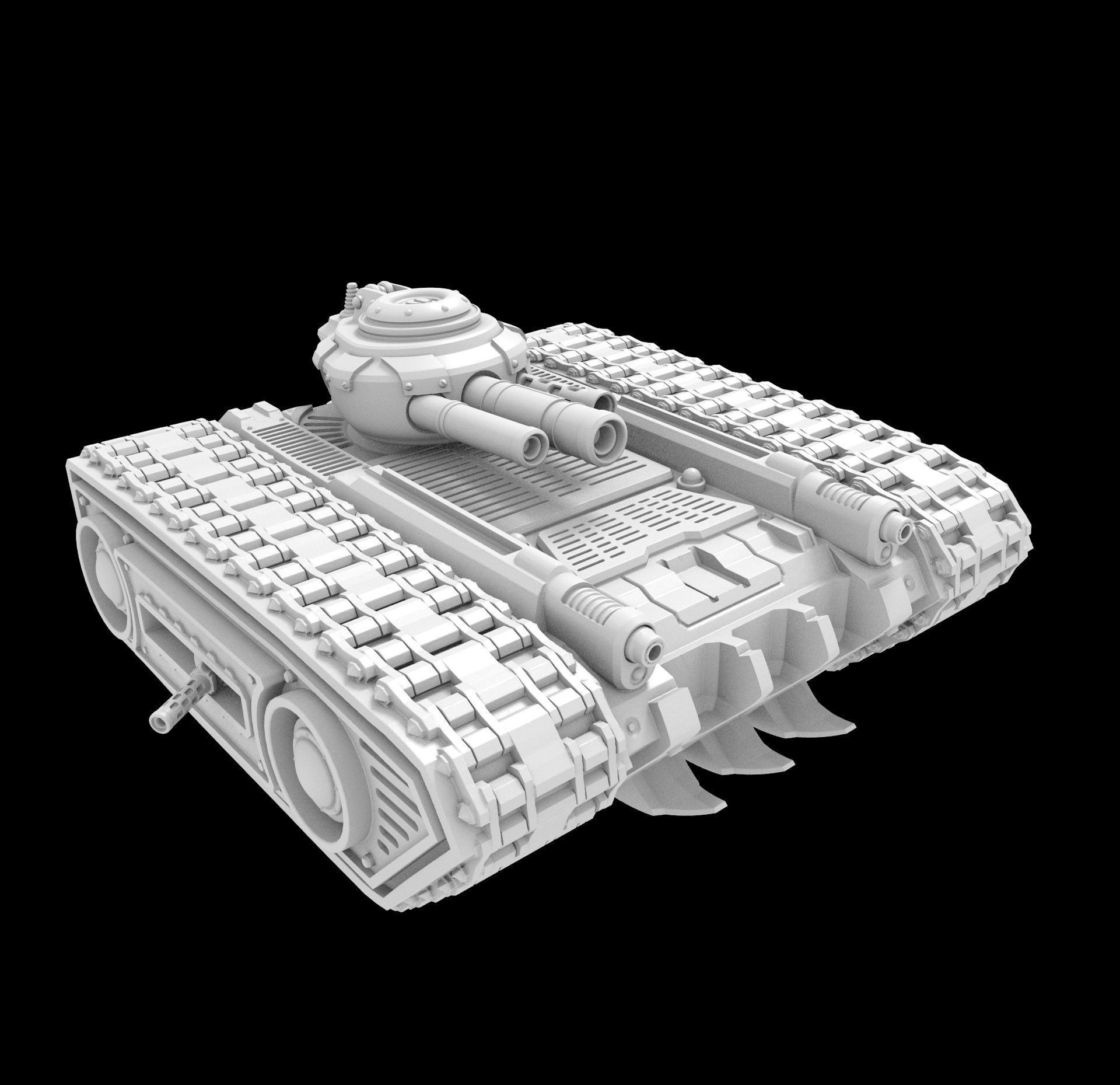 TANK 1 - 3D PRINTABLE MODEL 3D print model_12