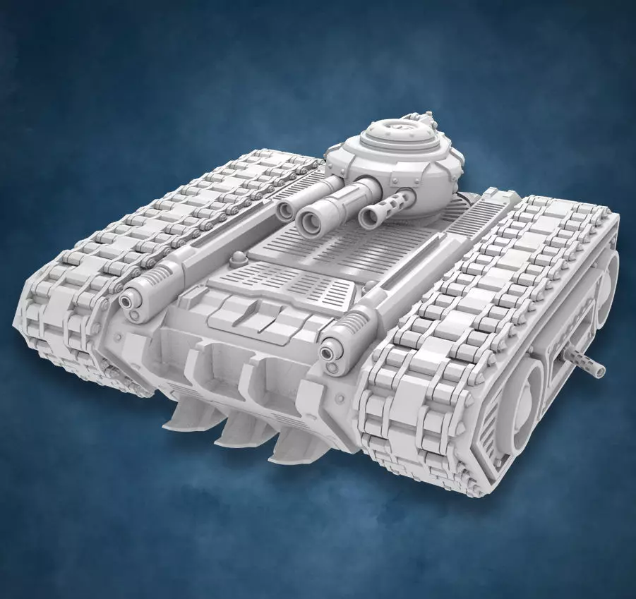 TANK 1 - 3D PRINTABLE MODEL 3D print model_0