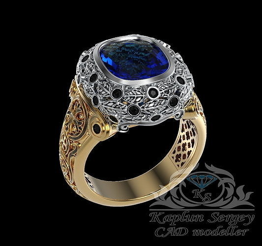 Roman Ring 3D print model