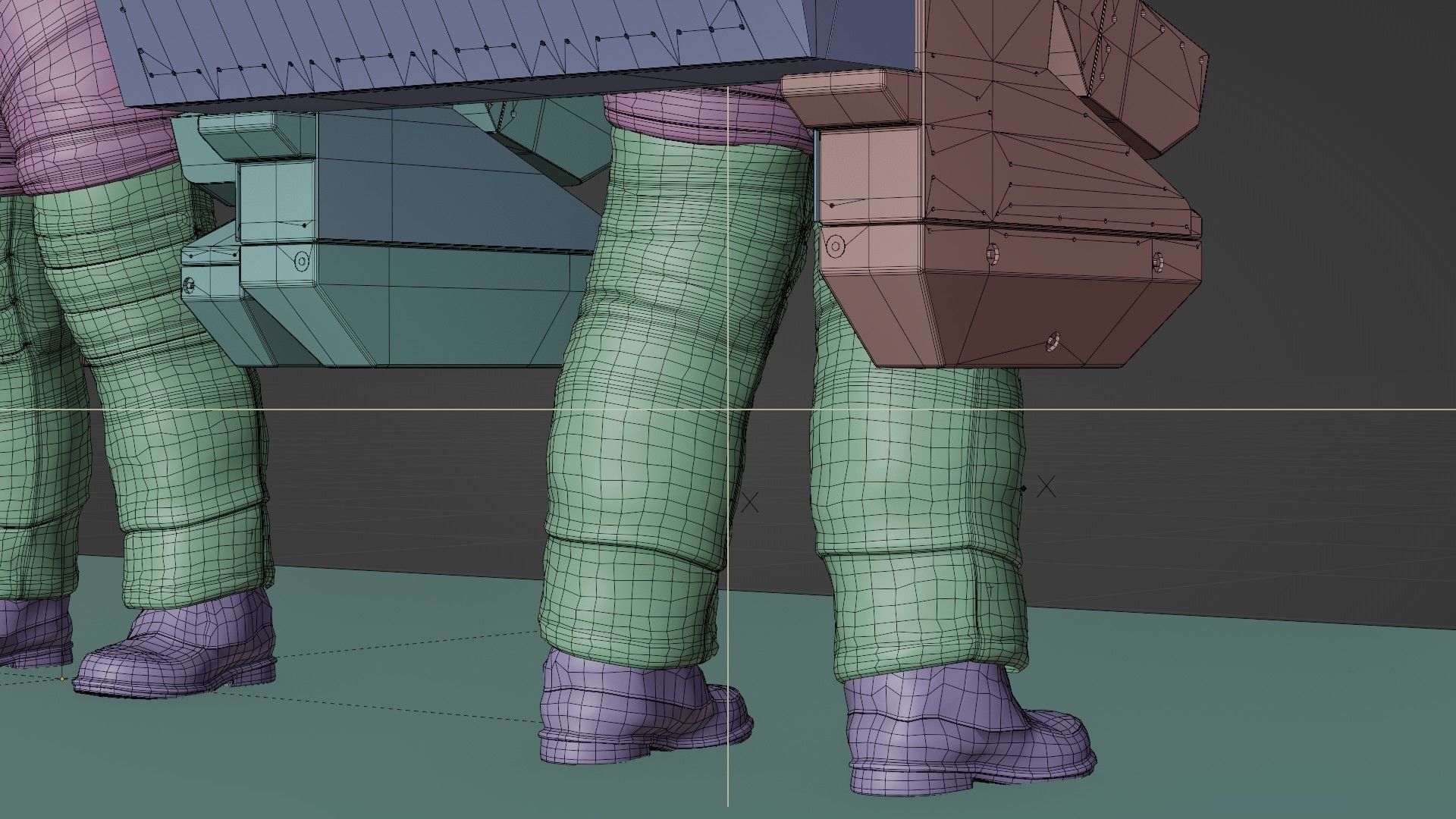 Astronaut EMU MMU Spacesuit Rigged 3D model_62