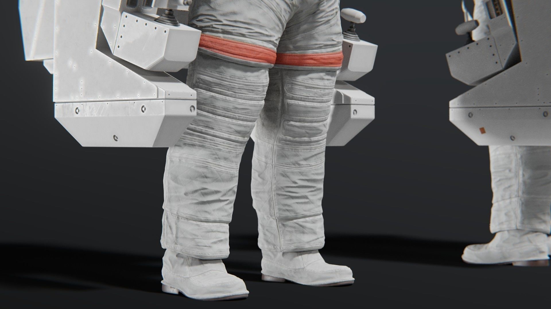 Astronaut EMU MMU Spacesuit Rigged 3D model_29