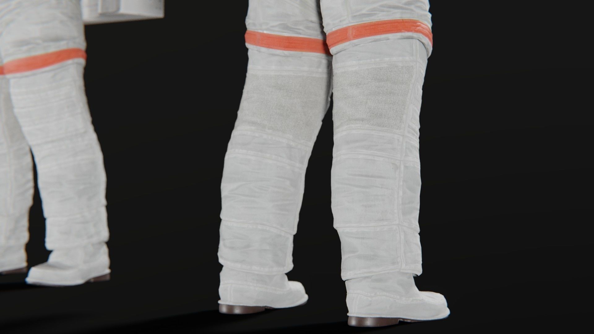 Astronaut EMU MMU Spacesuit Rigged 3D model_12
