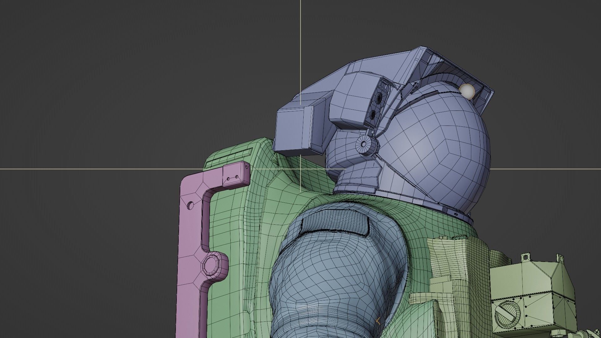 Astronaut EMU MMU Spacesuit Rigged 3D model_46