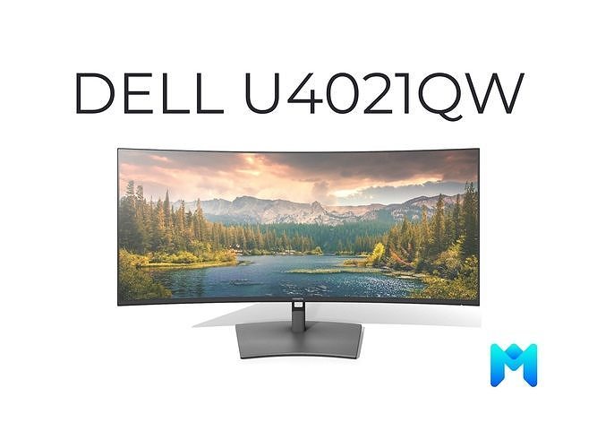 2022 DELL U4021QW  curved monitor game asset Low-poly 3D model