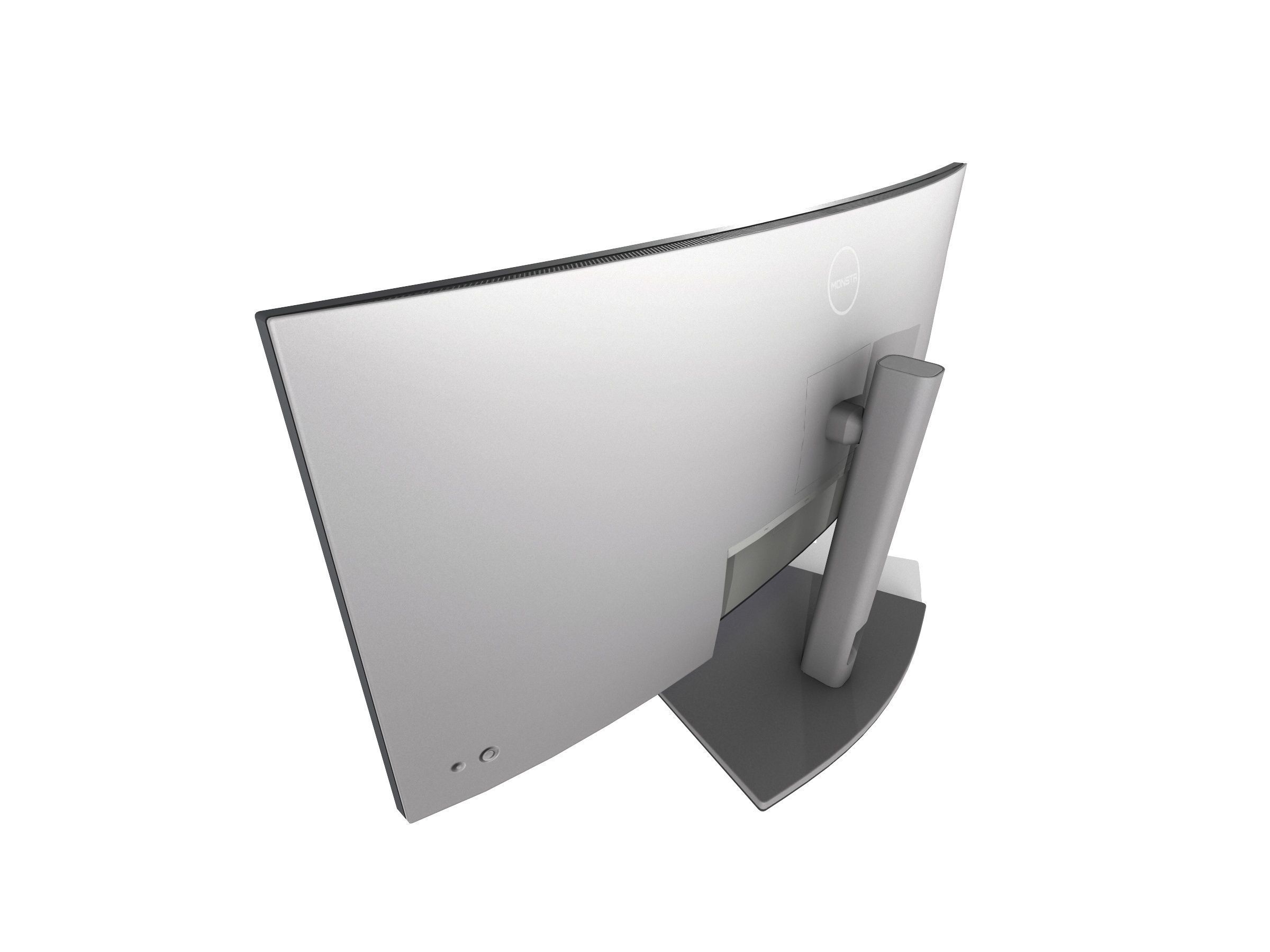 2022 DELL U4021QW  curved monitor game asset Low-poly 3D model_2