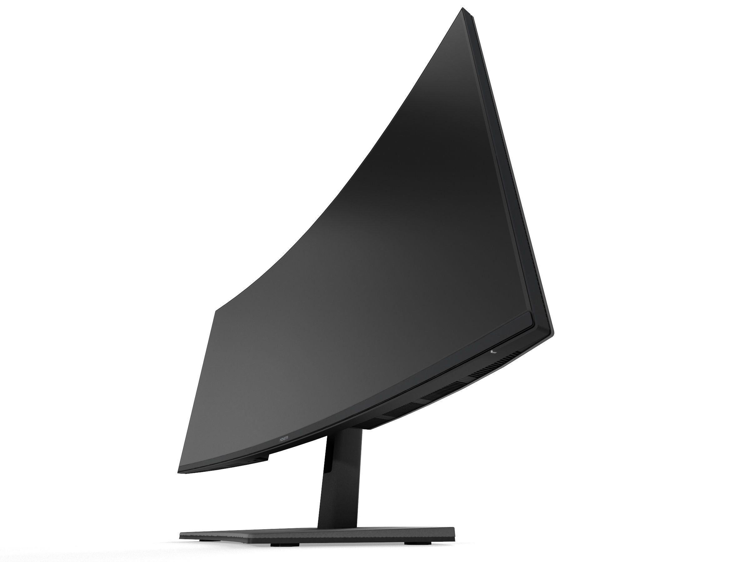 2022 DELL U4021QW  curved monitor game asset Low-poly 3D model_6