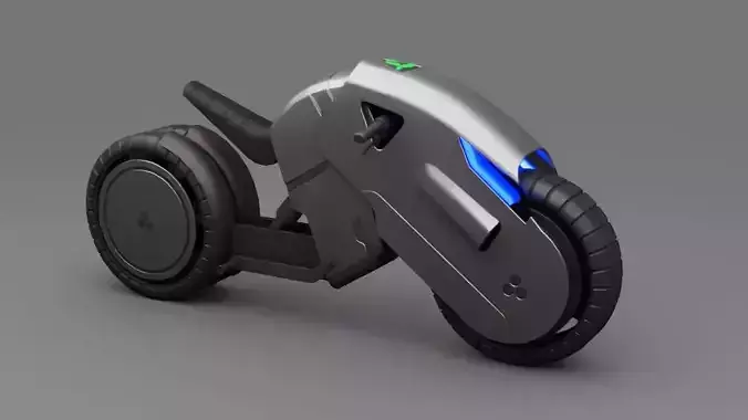 sci-fi motorbike