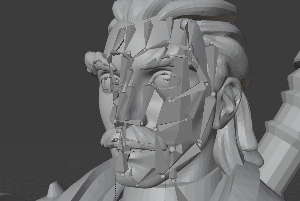 Low Poly Fantasy Wizard - Rigged Low-poly 3D model_3