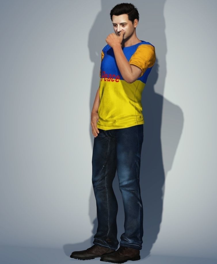 3D VR Model Hero of Ukraine Zelensky 3D model_5