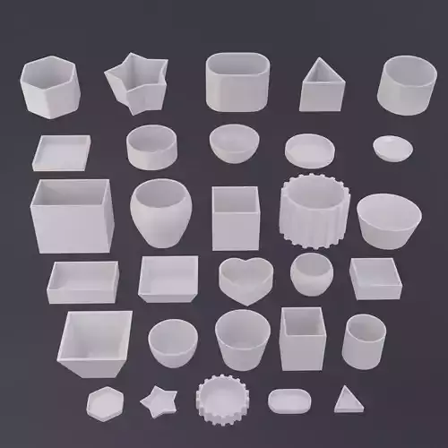 Set x30 simple planters