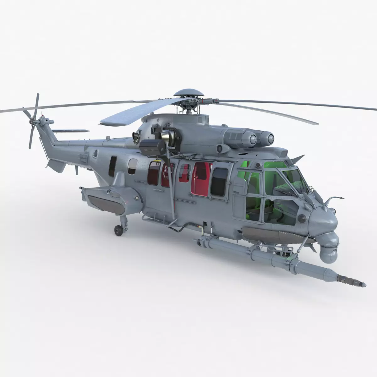 Eurocopter EC 725 Caracal 3ds max Vray 3D model_0