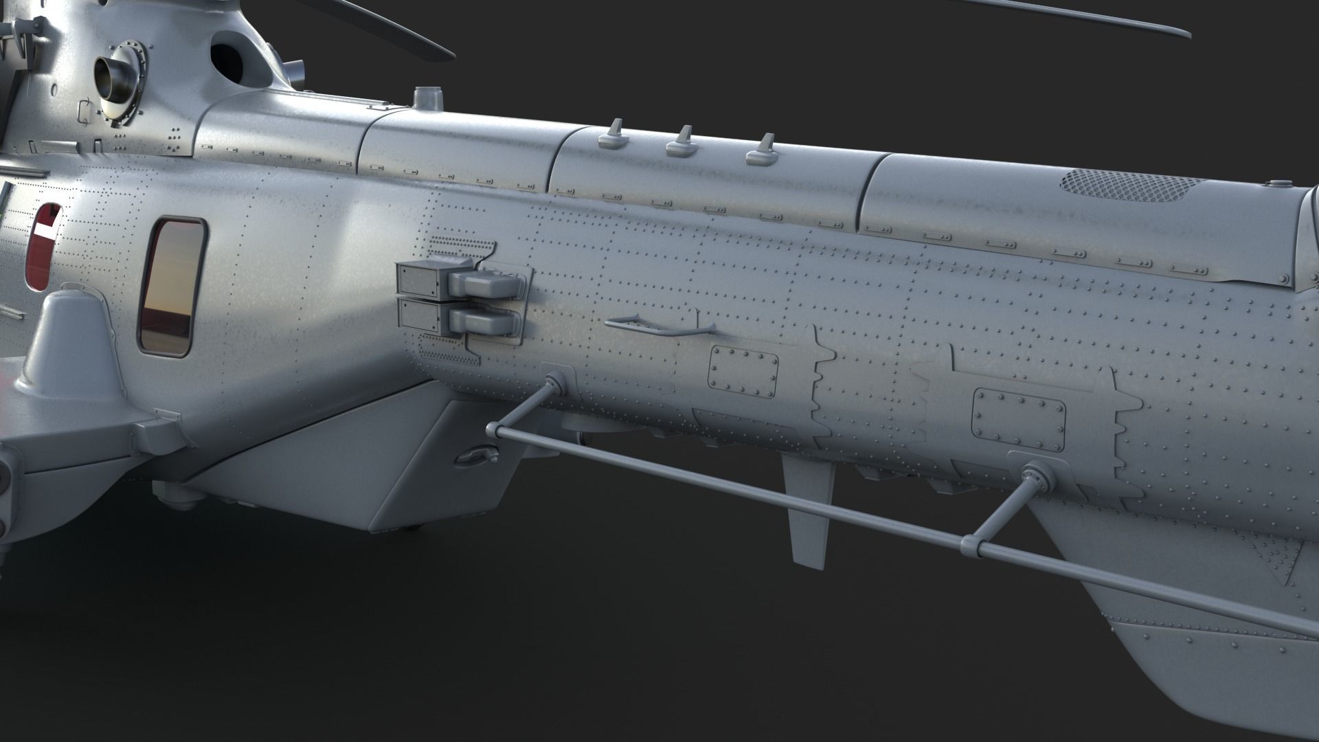 Eurocopter EC 725 Caracal 3ds max Vray 3D model_16
