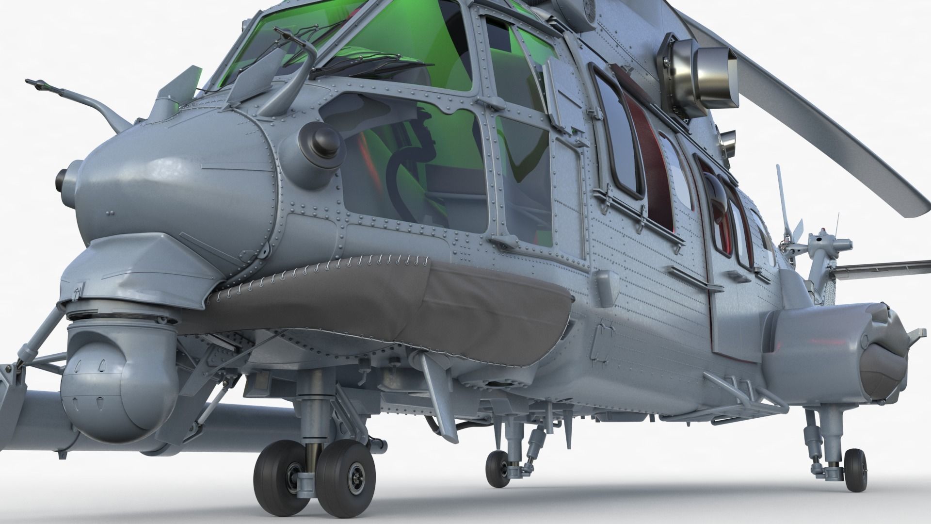 Eurocopter EC 725 Caracal 3ds max Vray 3D model_37
