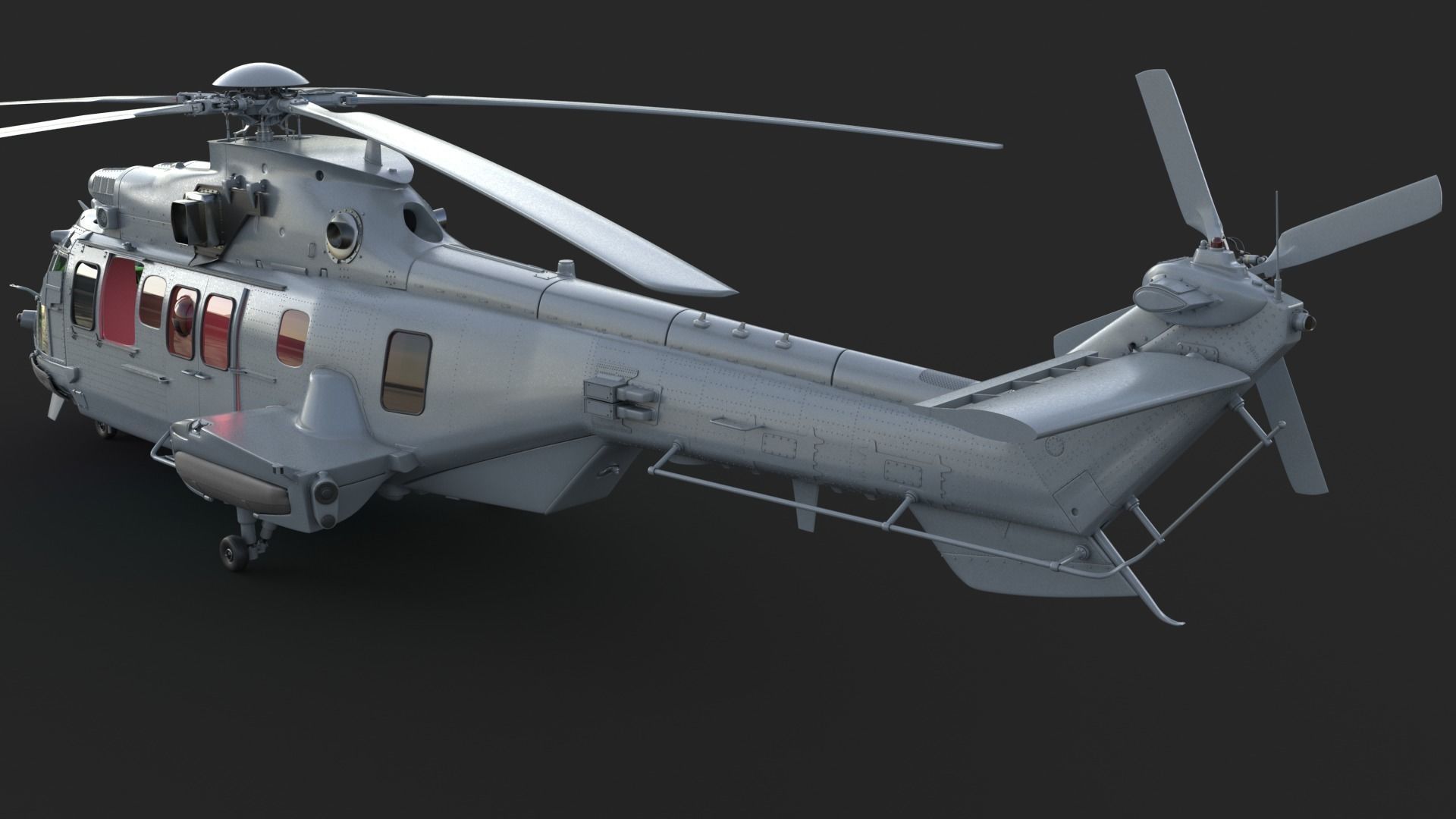 Eurocopter EC 725 Caracal 3ds max Vray 3D model_6