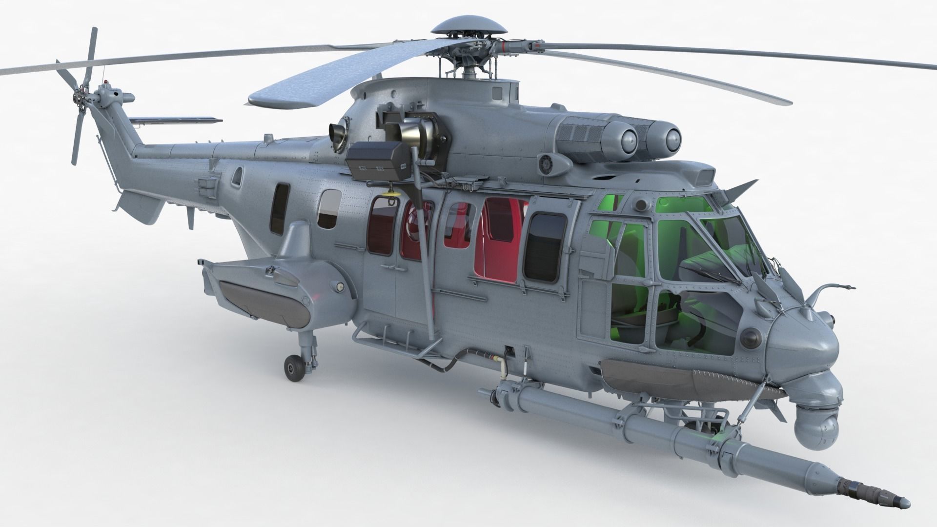 Eurocopter EC 725 Caracal 3ds max Vray 3D model_4
