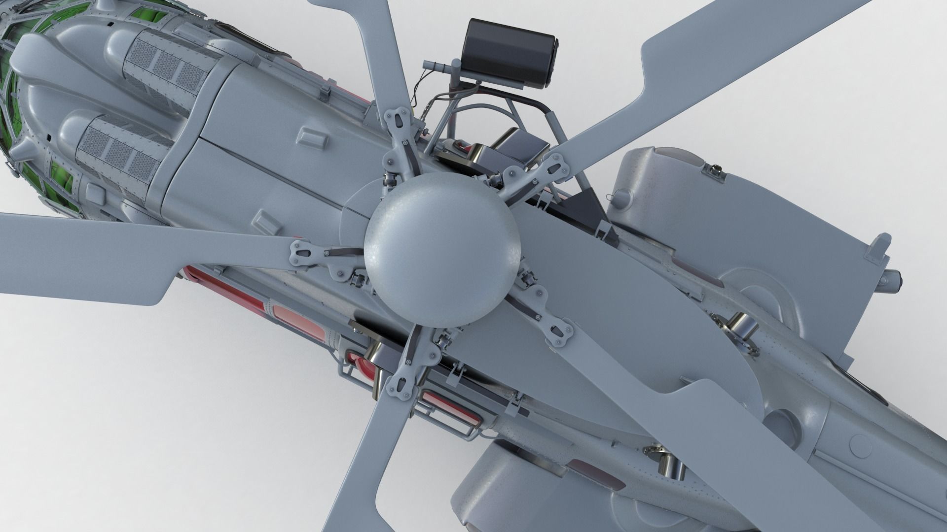 Eurocopter EC 725 Caracal 3ds max Vray 3D model_40