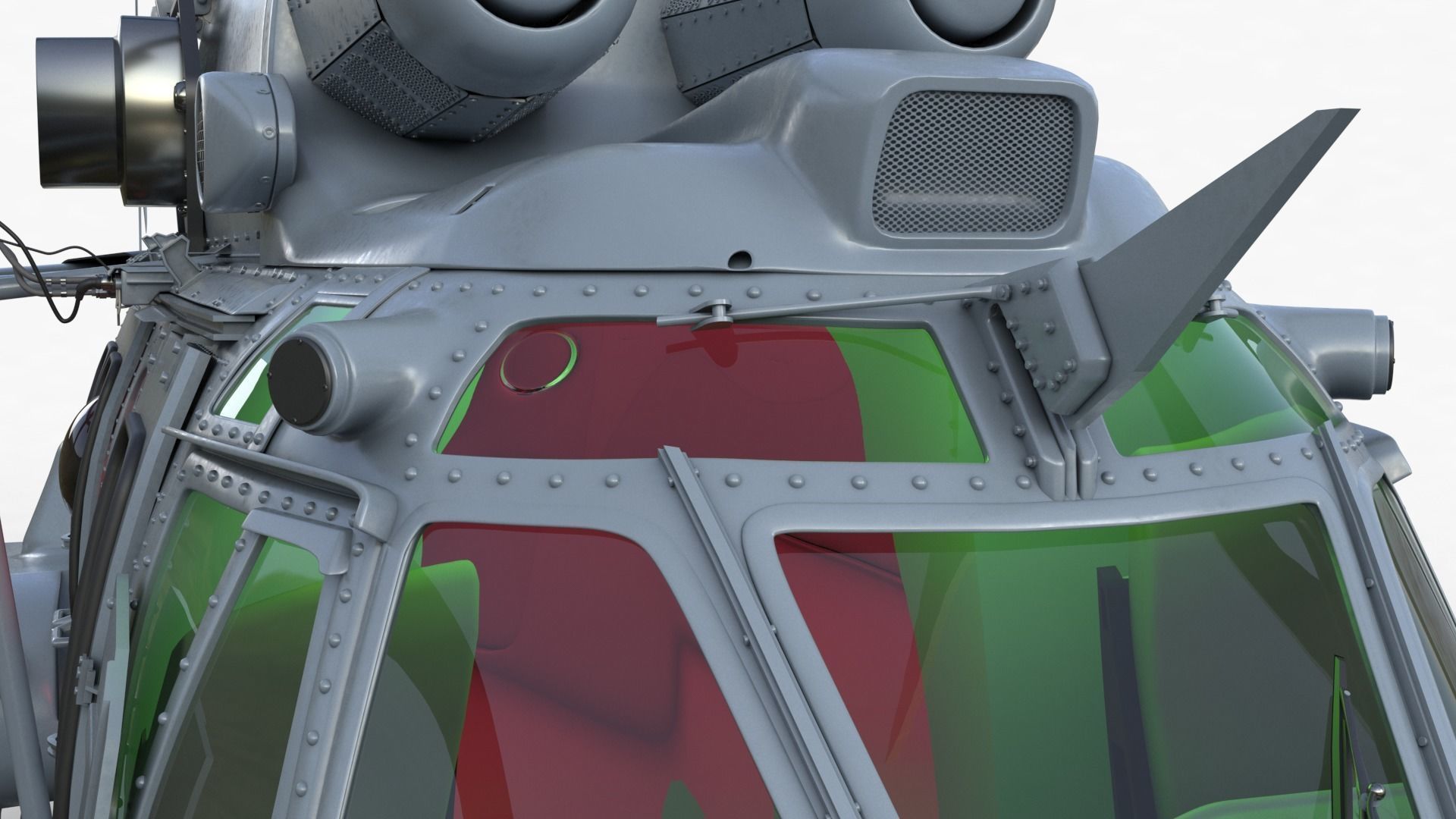 Eurocopter EC 725 Caracal 3ds max Vray 3D model_50